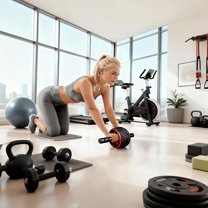 Ab Roller Wheel and Knee Mat,  - Sports Equipment Wholesale 评论和价格