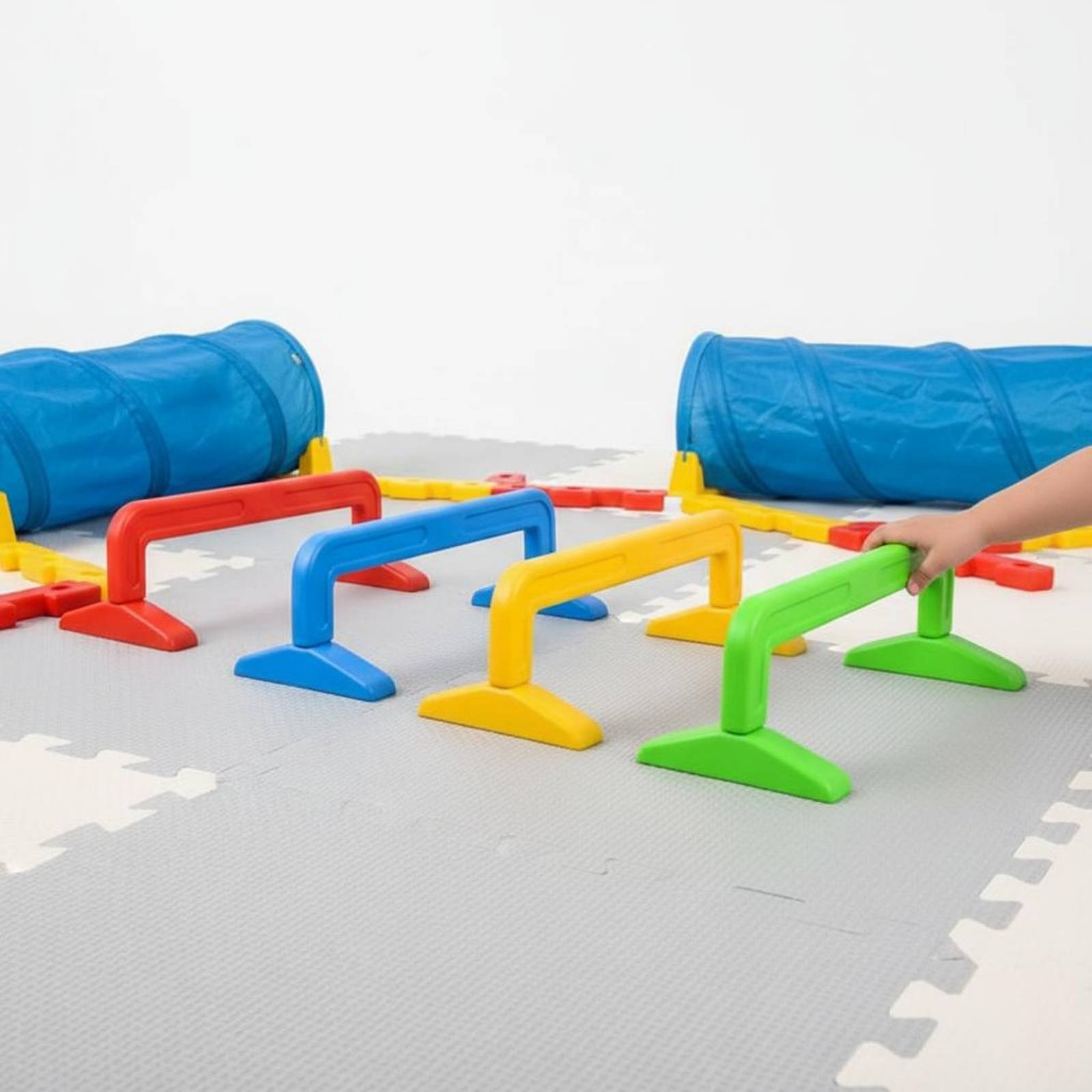 4 Pieces Crawl Tunnel Set Stur - Agility Hurdle Set 评论和价格
