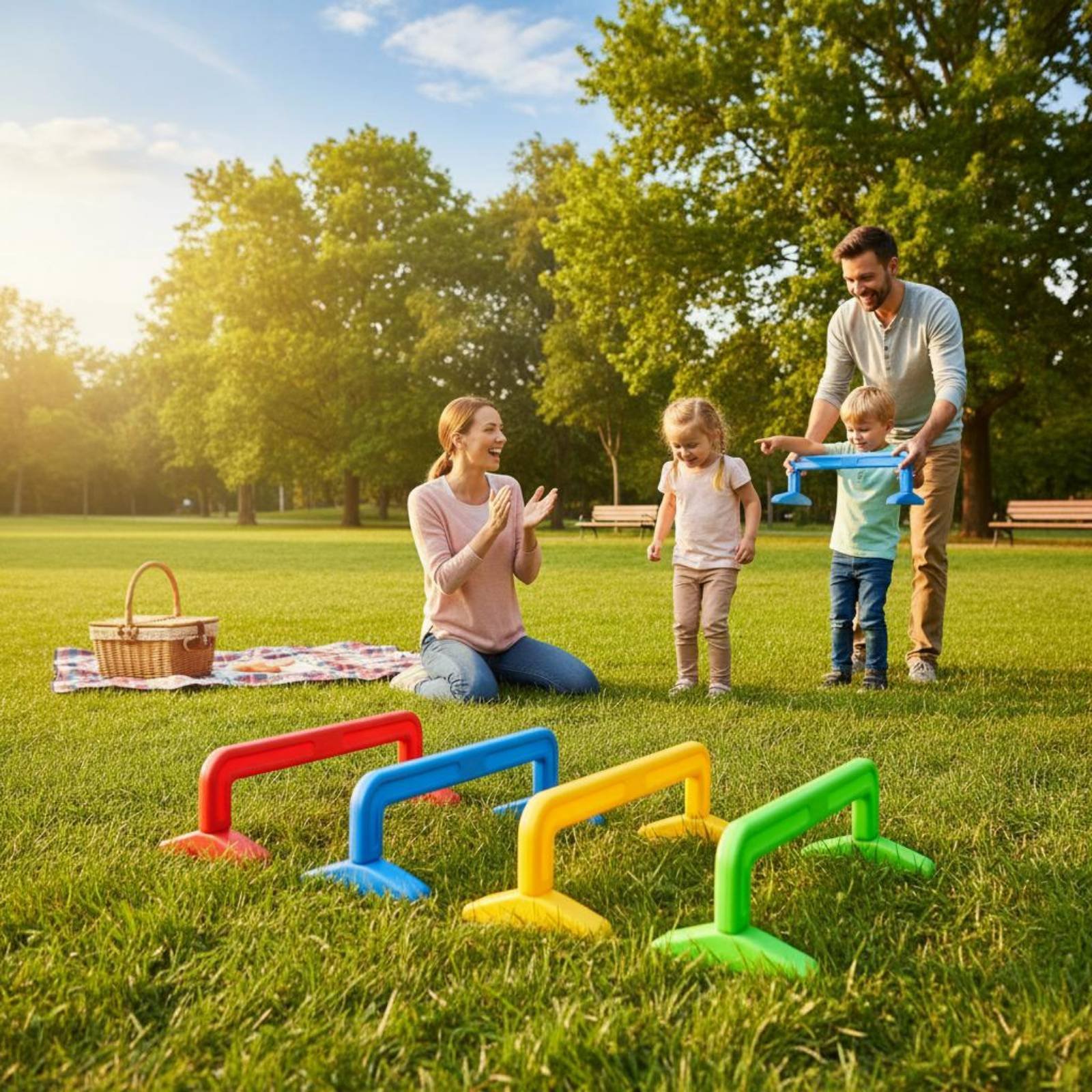 4 Pieces Crawl Tunnel Set Stur - Agility Hurdle Set 评论和价格
