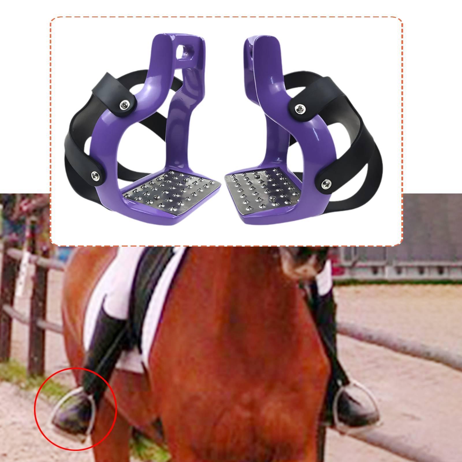 2Pcs Horse Stirrups Saddle Sti - Sports Equipment Repair 评论和价格