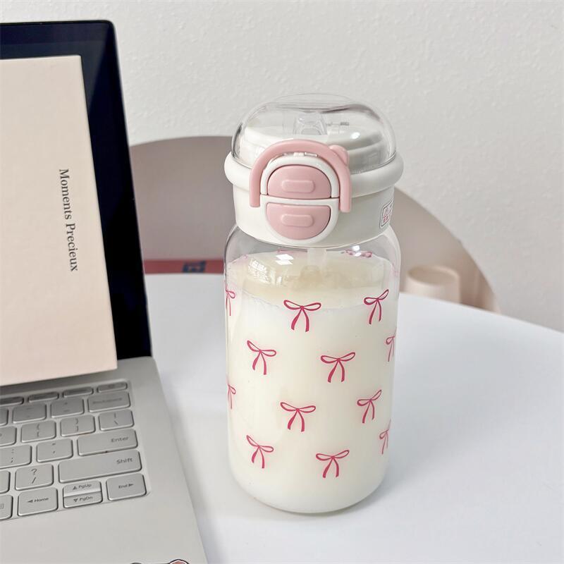 Cute Water Bottle with Straw P - Sports Equipment 8 Year Old 评论和价格