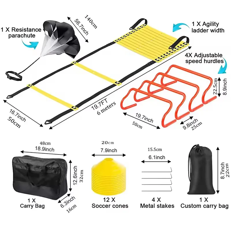 for ActEarlier Football Soccer - Agility Hurdle Set 评论和价格