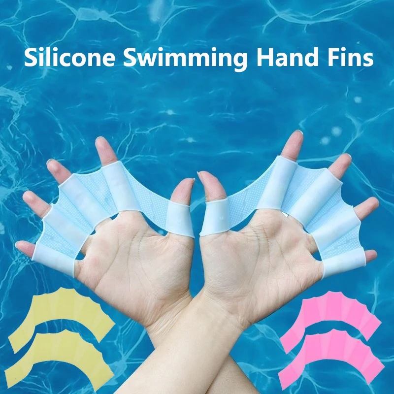 1-3pairs Silicone Swimming Han - Sports Equipment 8 Year Old 评论和价格