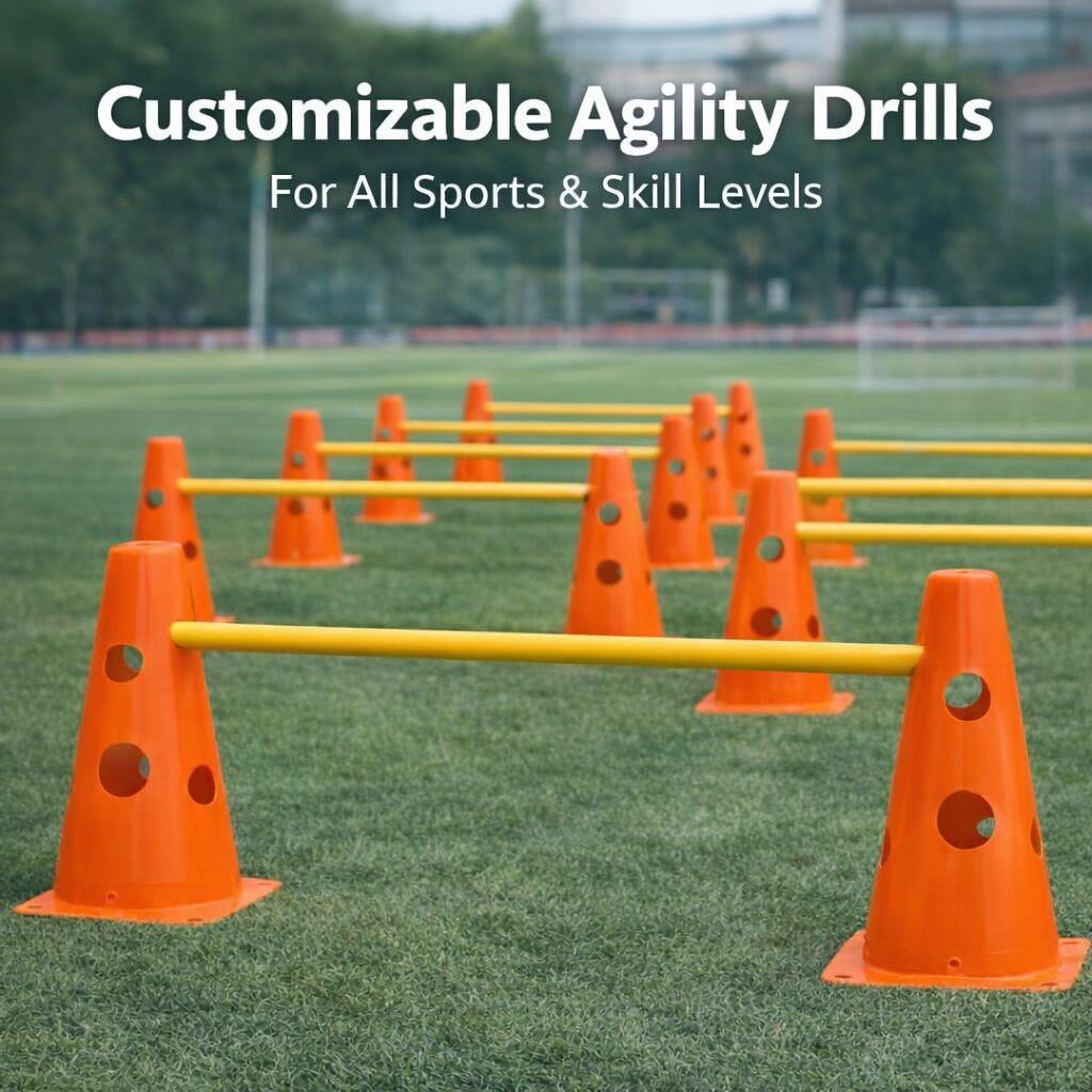 Football Training Equipment Se - Agility Hurdle Set 评论和价格
